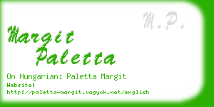 margit paletta business card